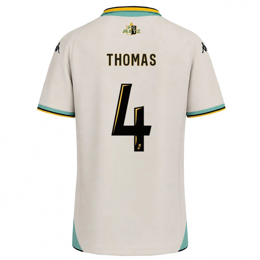Danxen Niño Camiseta Gabriel Thomas #4 Blanco Floral Negro 2ª Equipación 2026/27 La Camisa