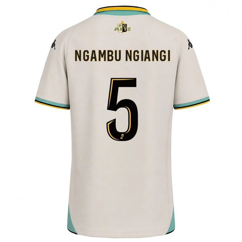 Danxen Niño Camiseta Esther Ngambu Ngiangi #5 Blanco Floral Negro 2ª Equipación 2026/27 La Camisa