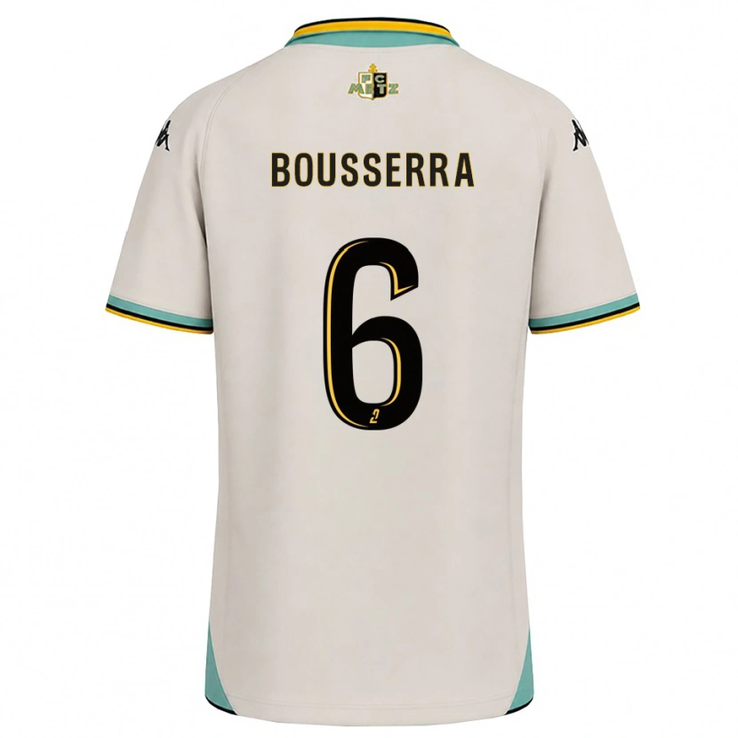 Danxen Niño Camiseta Yanis Bousserra #6 Blanco Floral Negro 2ª Equipación 2026/27 La Camisa