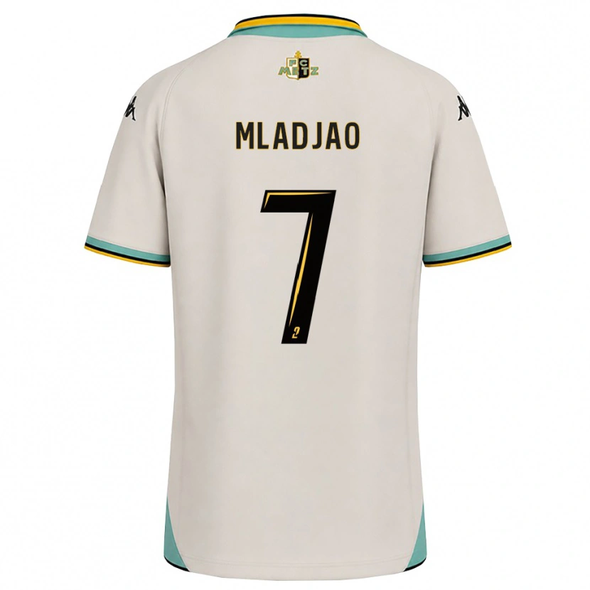 Danxen Niño Camiseta Yaniss Mladjao #7 Blanco Floral Negro 2ª Equipación 2026/27 La Camisa