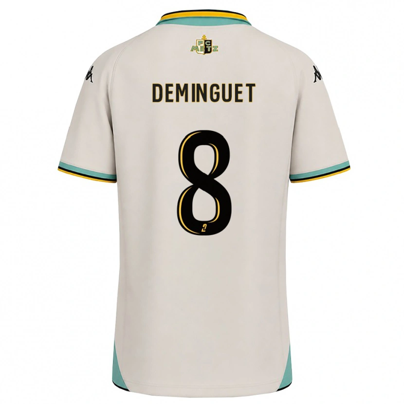 Danxen Niño Camiseta Jessy Deminguet #8 Blanco Floral Negro 2ª Equipación 2026/27 La Camisa