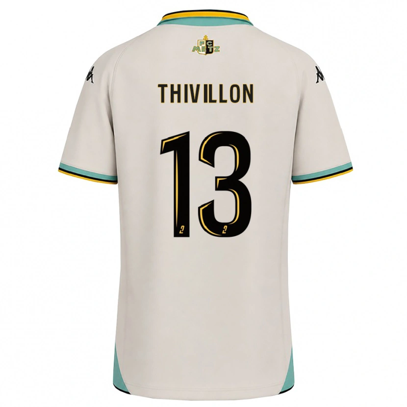 Danxen Niño Camiseta Lina Thivillon #13 Blanco Floral Negro 2ª Equipación 2026/27 La Camisa