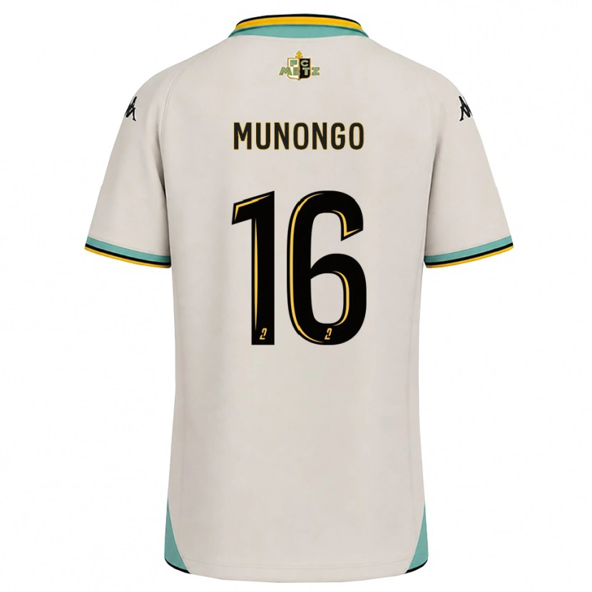Danxen Niño Camiseta Goodness Munongo #16 Blanco Floral Negro 2ª Equipación 2026/27 La Camisa