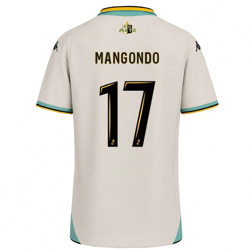 Danxen Niño Camiseta Joseph Mangondo #17 Blanco Floral Negro 2ª Equipación 2026/27 La Camisa