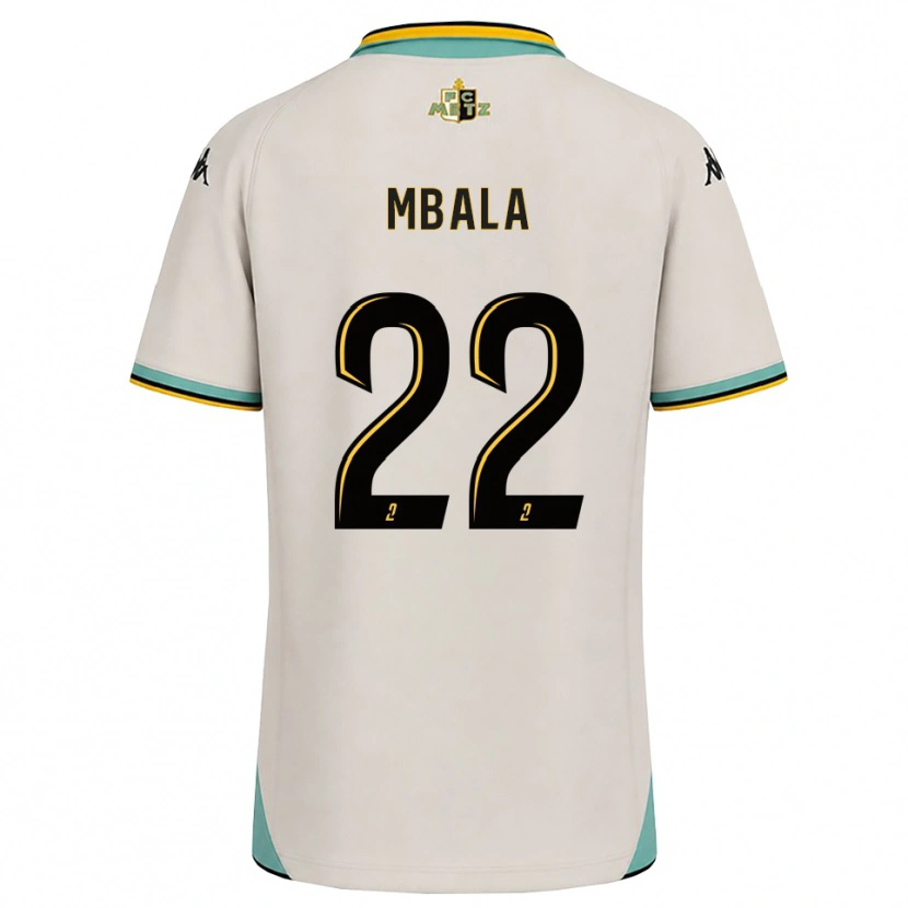 Danxen Niño Camiseta Nathan Mbala #22 Blanco Floral Negro 2ª Equipación 2026/27 La Camisa