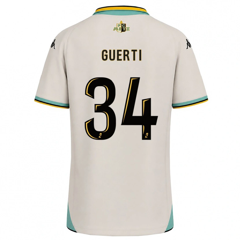 Danxen Niño Camiseta Ismaël Guerti #34 Blanco Floral Negro 2ª Equipación 2026/27 La Camisa