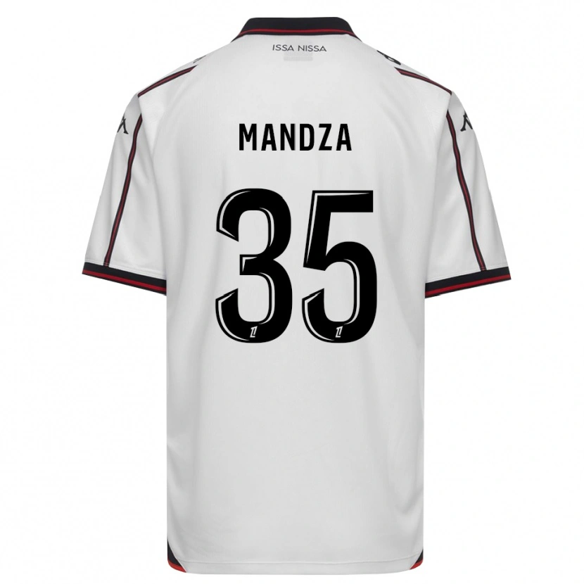 Danxen Niño Camiseta Xavier Mandza #35 Negro Blanco 2ª Equipación 2026/27 La Camisa