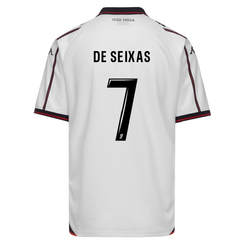 Danxen Niño Camiseta Morgane De Seixas #7 Negro Blanco 2ª Equipación 2026/27 La Camisa