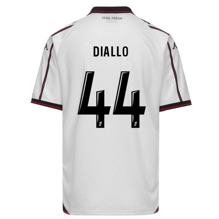 Danxen Niño Camiseta Zoumana Diallo #44 Negro Blanco 2ª Equipación 2026/27 La Camisa