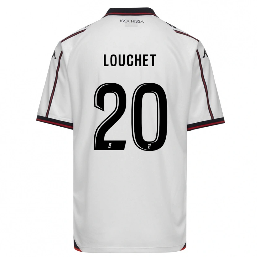Danxen Niño Camiseta Tom Louchet #20 Negro Blanco 2ª Equipación 2026/27 La Camisa