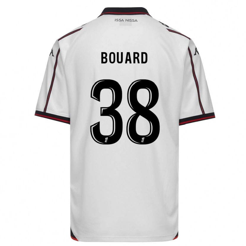 Danxen Niño Camiseta Enguerrand Bouard #38 Negro Blanco 2ª Equipación 2026/27 La Camisa