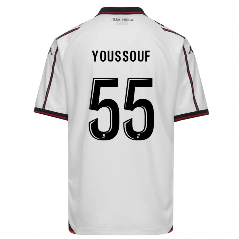 Danxen Niño Camiseta Youssouf Ndayishimiye #55 Negro Blanco 2ª Equipación 2026/27 La Camisa