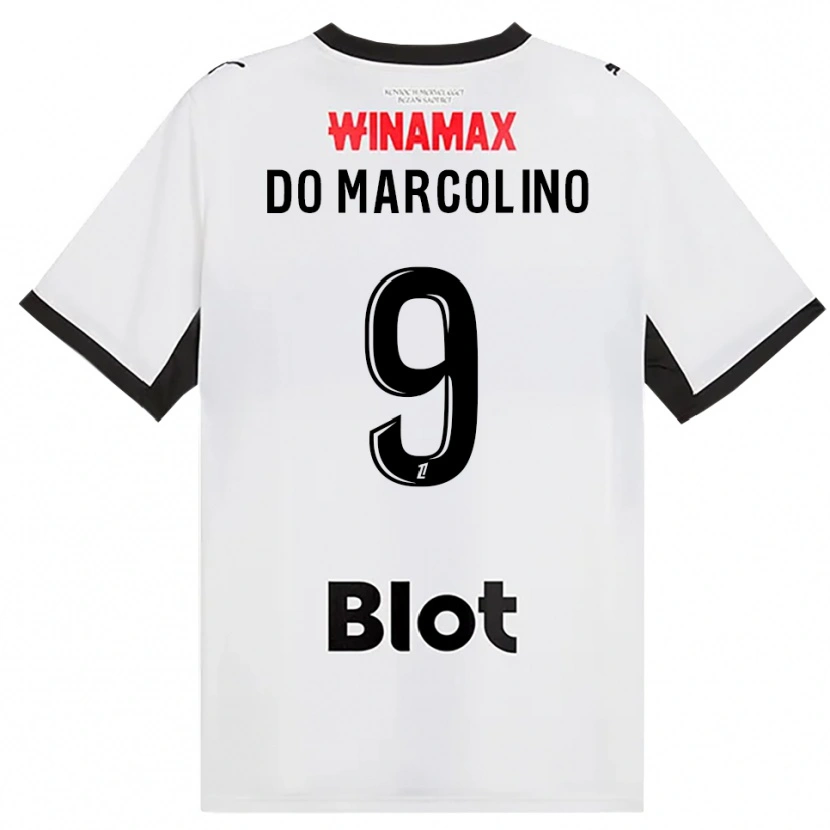 Danxen Niño Camiseta Alan Do Marcolino #9 Negro Blanco Rojo 2ª Equipación 2026/27 La Camisa