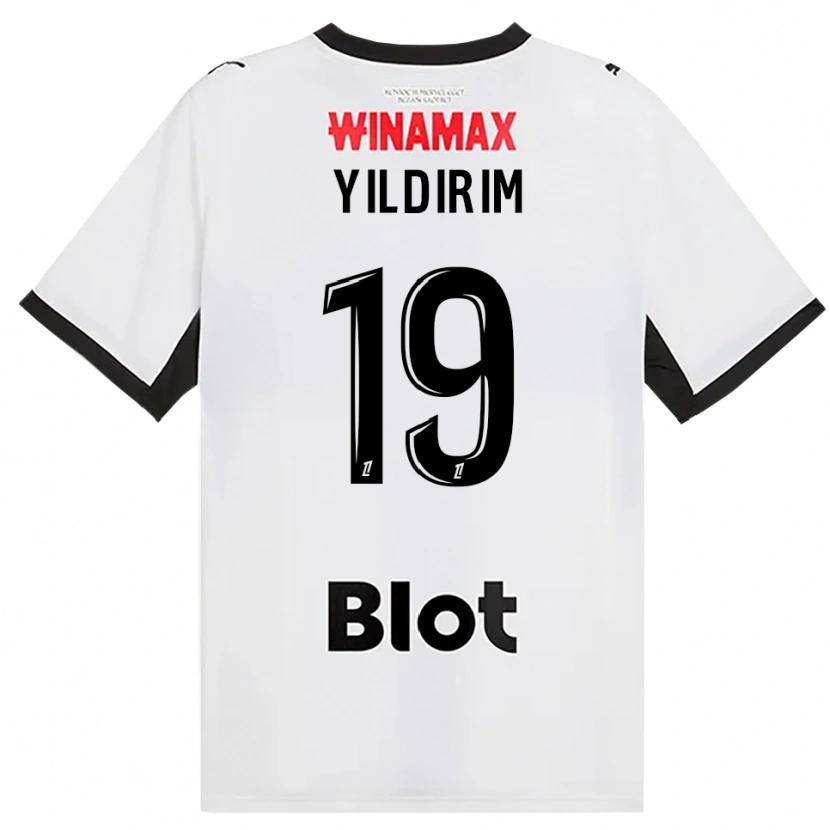 Danxen Niño Camiseta Bertuğ Yıldırım #19 Negro Blanco Rojo 2ª Equipación 2026/27 La Camisa