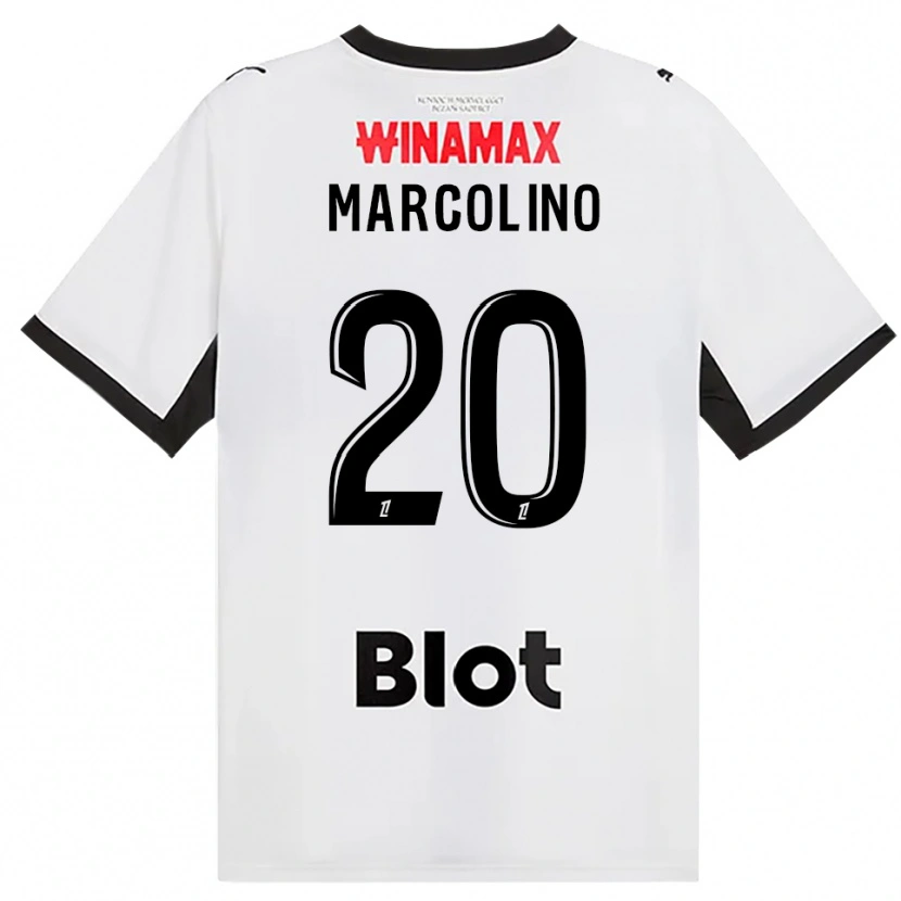 Danxen Niño Camiseta Henrick Do Marcolino #20 Negro Blanco Rojo 2ª Equipación 2026/27 La Camisa