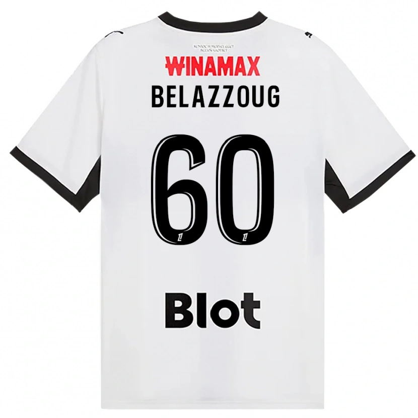 Danxen Niño Camiseta Kilian Belazzoug #60 Negro Blanco Rojo 2ª Equipación 2026/27 La Camisa