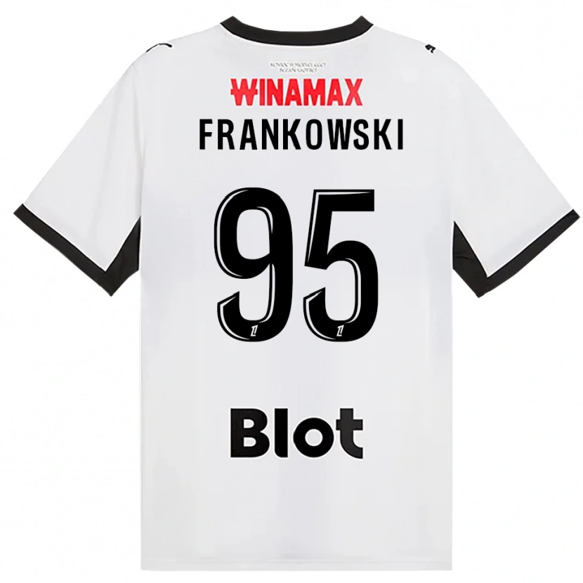 Danxen Niño Camiseta Przemyslaw Frankowski #95 Negro Blanco Rojo 2ª Equipación 2026/27 La Camisa