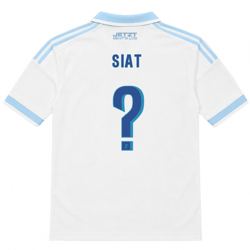 Danxen Niño Camiseta Victor Siat #0 Azul Cielo Claro Blanco Rojo 2ª Equipación 2026/27 La Camisa
