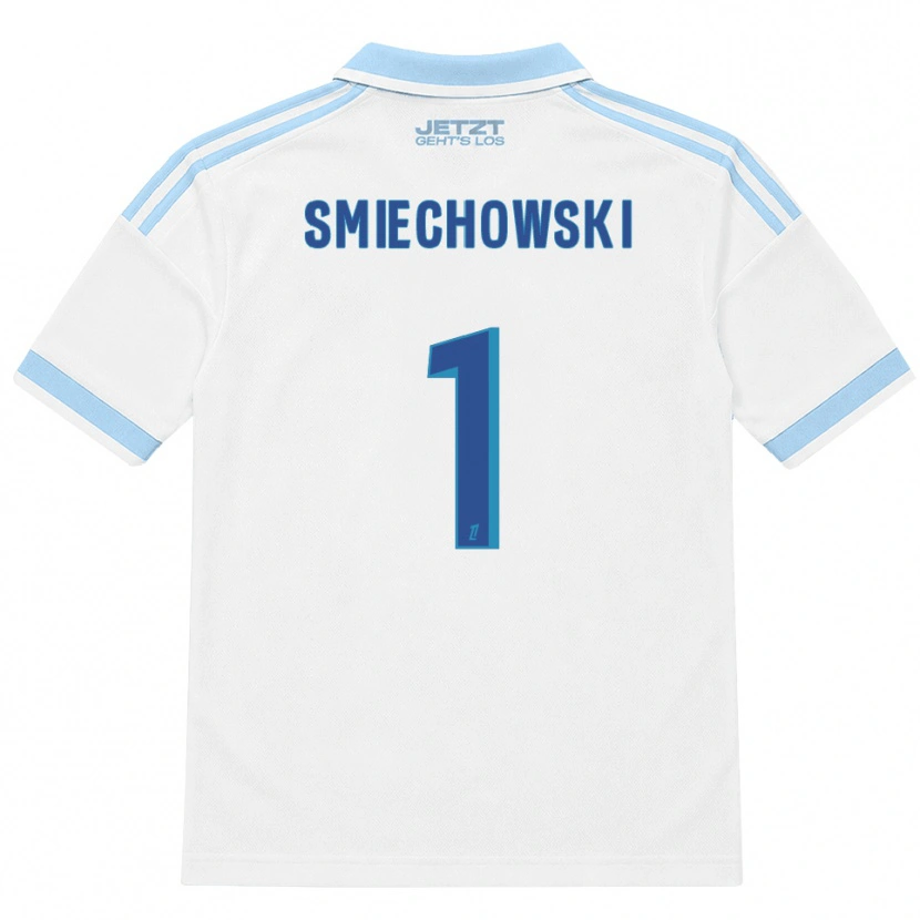 Danxen Niño Camiseta Artur Smiechowski #1 Azul Cielo Claro Blanco Rojo 2ª Equipación 2026/27 La Camisa
