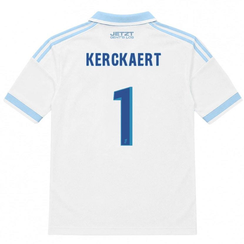 Danxen Niño Camiseta Gabriel Kerckaert #1 Azul Cielo Claro Blanco Rojo 2ª Equipación 2026/27 La Camisa