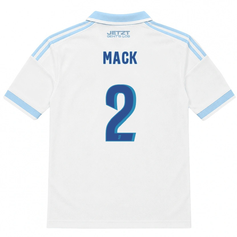 Danxen Niño Camiseta Hugo Mack #2 Azul Cielo Claro Blanco Rojo 2ª Equipación 2026/27 La Camisa