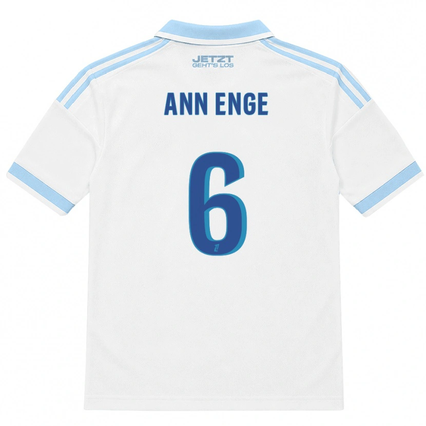 Danxen Niño Camiseta Sierra Ann Enge #6 Azul Cielo Claro Blanco Rojo 2ª Equipación 2026/27 La Camisa