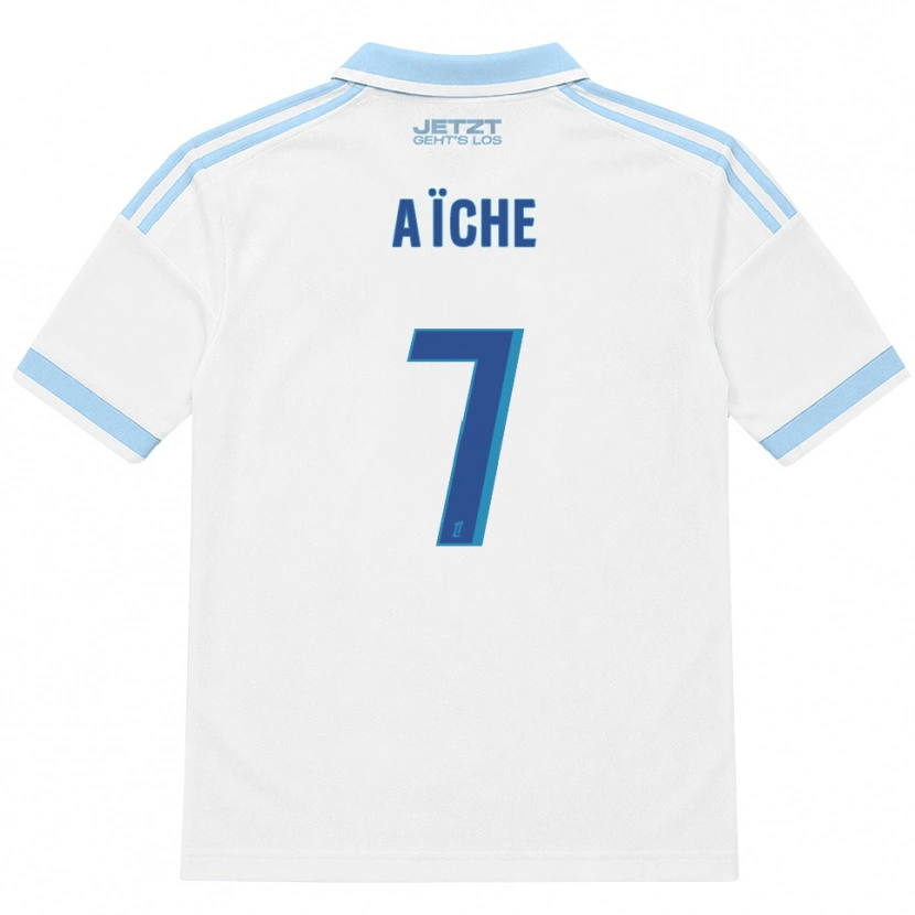 Danxen Niño Camiseta Yassine Aïche #7 Azul Cielo Claro Blanco Rojo 2ª Equipación 2026/27 La Camisa