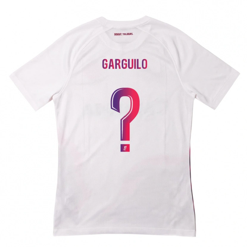 Danxen Niño Camiseta Leny Garguilo #0 Blanco Rosa Morado 2ª Equipación 2026/27 La Camisa