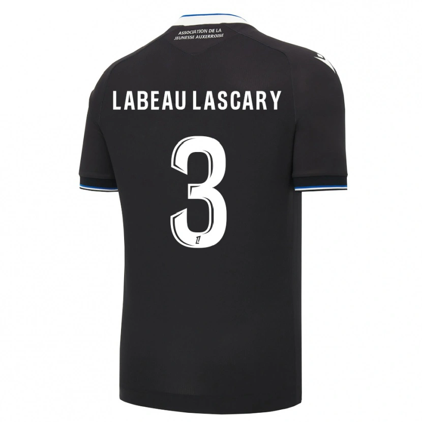 Danxen Niño Camiseta Rémy Labeau Lascary #3 Negro Azul Blanco 2ª Equipación 2026/27 La Camisa