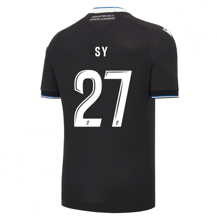 Danxen Niño Camiseta Lamine Sy #27 Negro Azul Blanco 2ª Equipación 2026/27 La Camisa