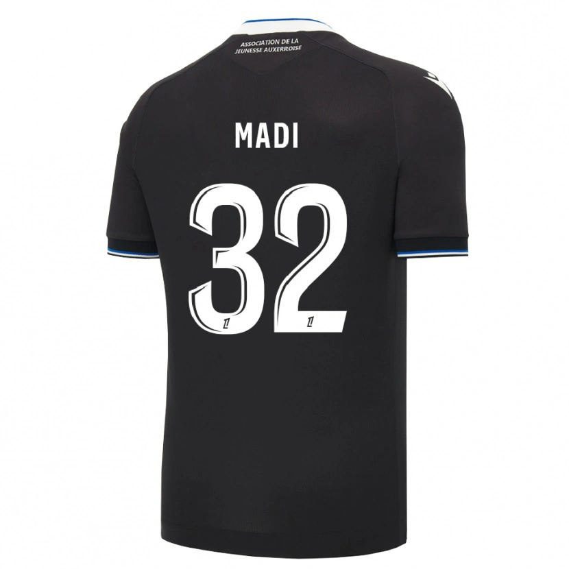 Danxen Niño Camiseta Kylian Madi #32 Negro Azul Blanco 2ª Equipación 2026/27 La Camisa