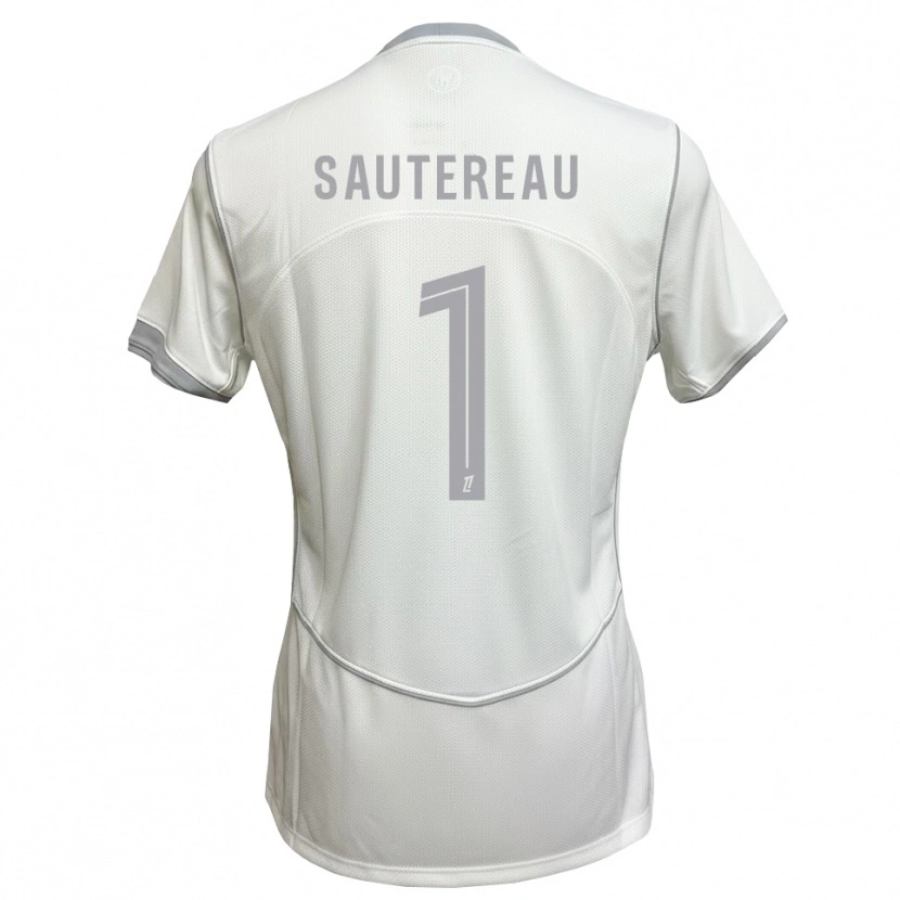 Danxen Niño Camiseta Enzo Sautereau #1 Blanco Gris 2ª Equipación 2026/27 La Camisa