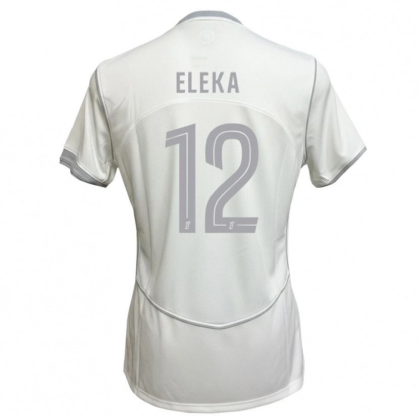 Danxen Niño Camiseta Nathan Eleka #12 Blanco Gris 2ª Equipación 2026/27 La Camisa