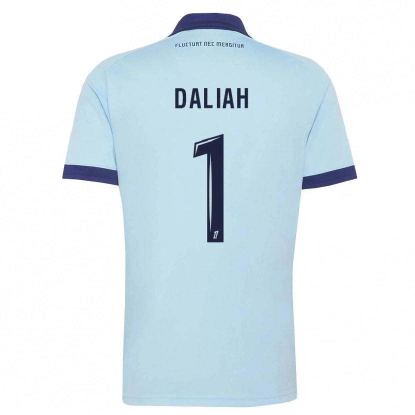 Danxen Niño Camiseta Leny Daliah #1 Azul Aciano Negro 2ª Equipación 2026/27 La Camisa