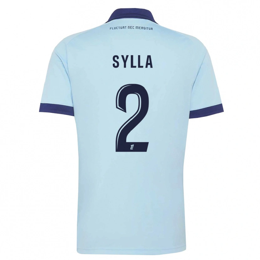 Danxen Niño Camiseta Mohamed Sylla #2 Azul Aciano Negro 2ª Equipación 2026/27 La Camisa