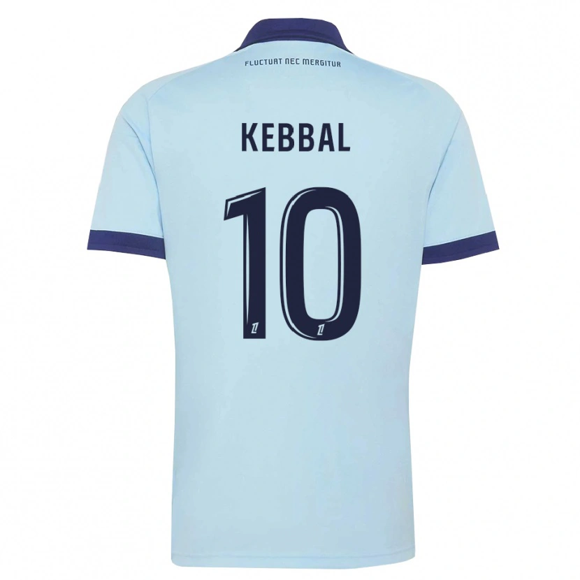 Danxen Niño Camiseta Ilan Kebbal #10 Azul Aciano Negro 2ª Equipación 2026/27 La Camisa
