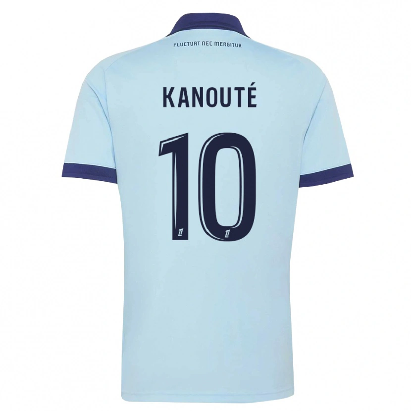 Danxen Niño Camiseta Makan Kanouté #10 Azul Aciano Negro 2ª Equipación 2026/27 La Camisa