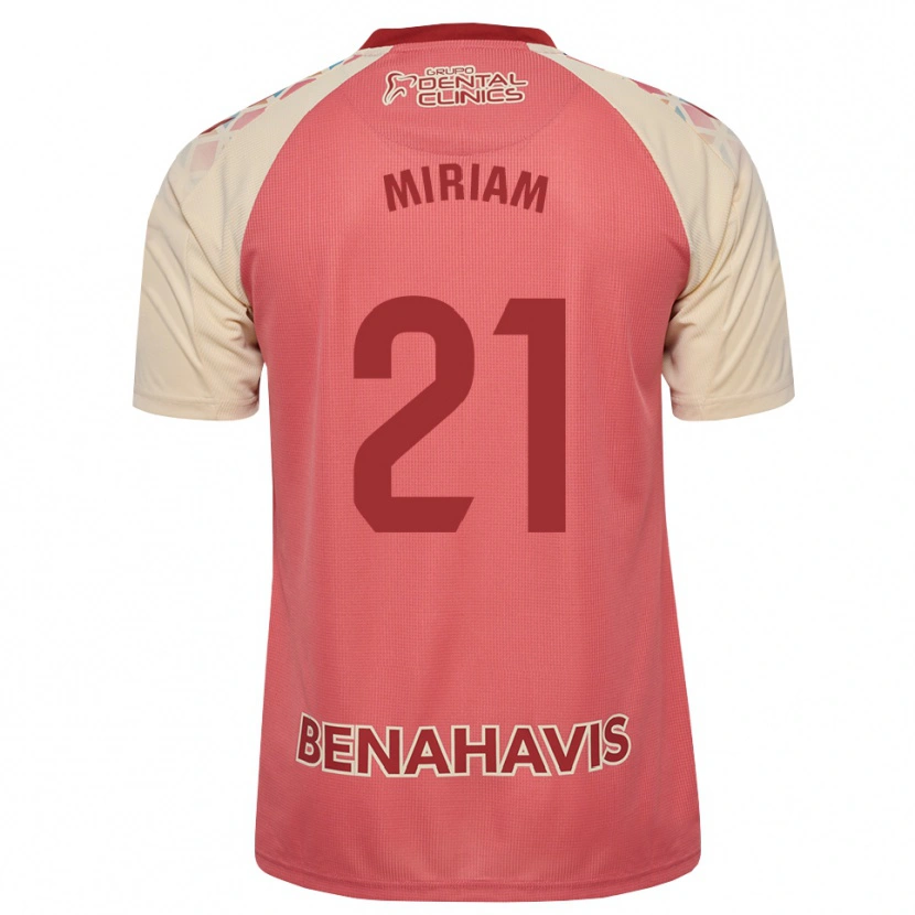 Danxen Niño Camiseta Miriam #21 Rosa Claro Azul Rojo 2ª Equipación 2026/27 La Camisa