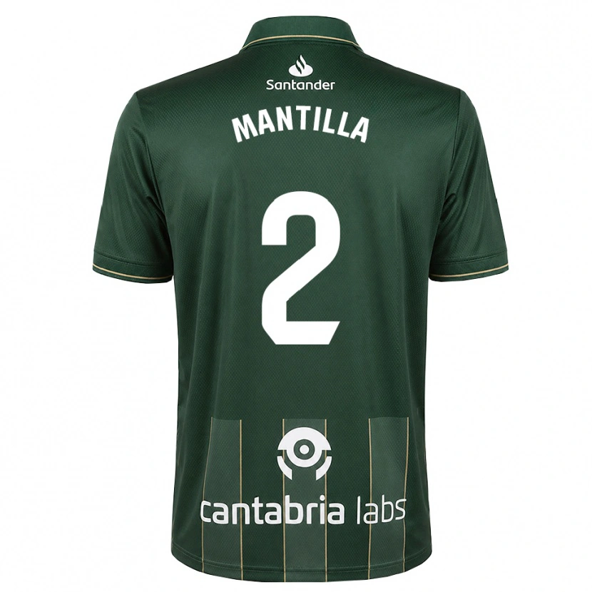Danxen Niño Camiseta Álvaro Mantilla #2 Gris Pizarra Oscuro Blanco 2ª Equipación 2026/27 La Camisa