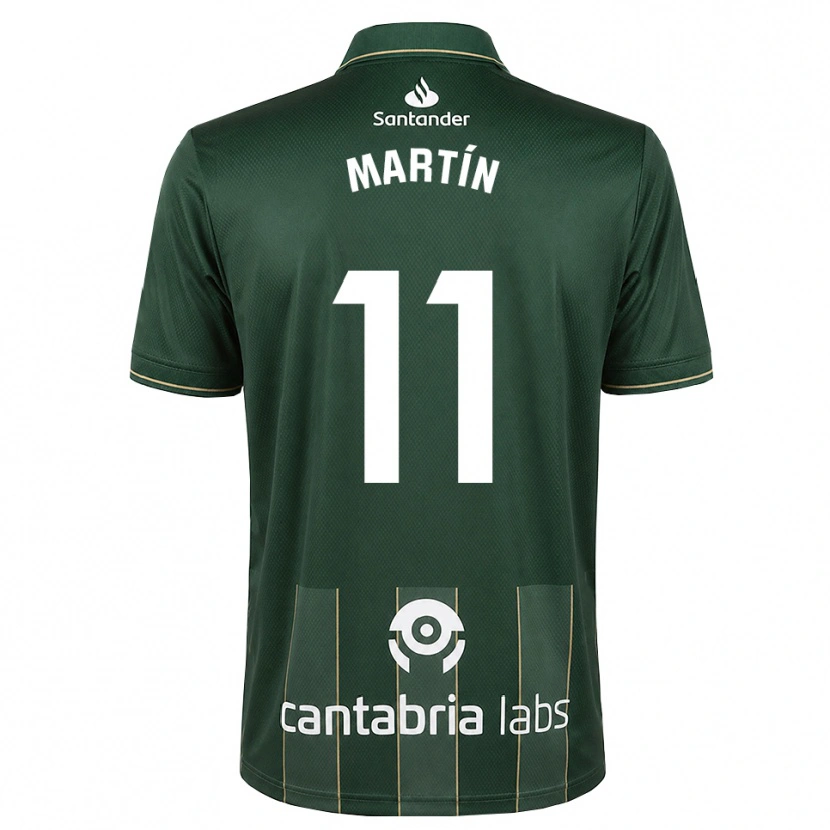 Danxen Niño Camiseta Andrés Martín #11 Gris Pizarra Oscuro Blanco 2ª Equipación 2026/27 La Camisa
