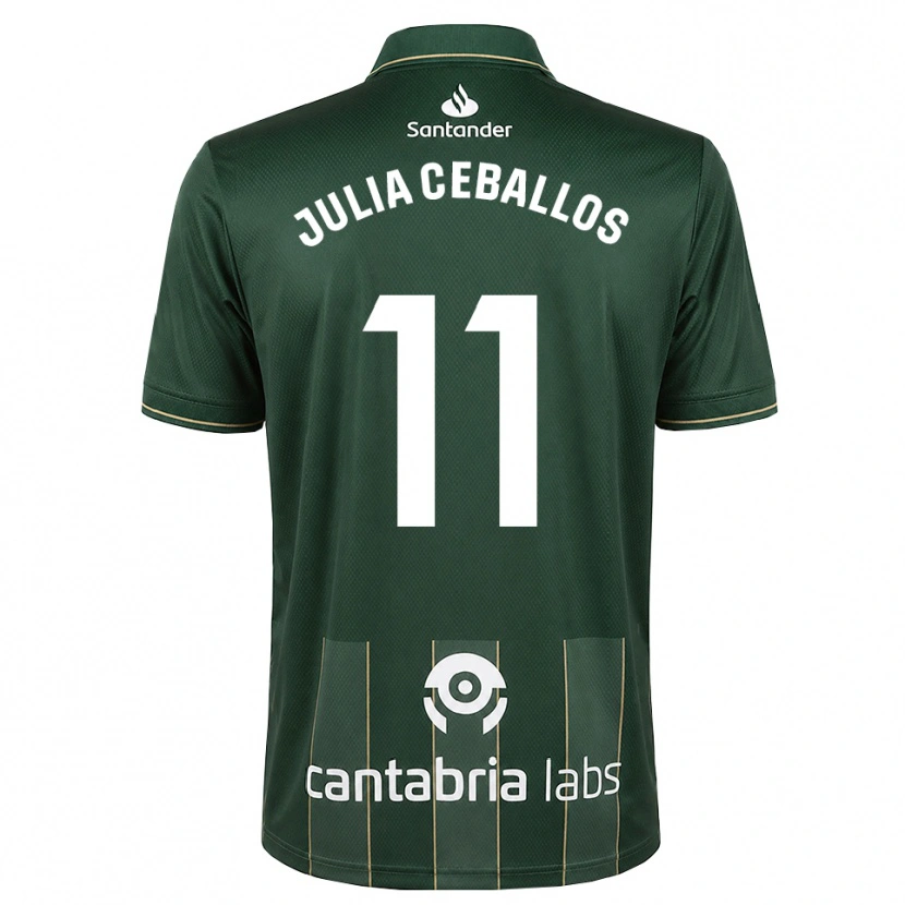 Danxen Niño Camiseta Julia Ceballos Carrancio #11 Gris Pizarra Oscuro Blanco 2ª Equipación 2026/27 La Camisa