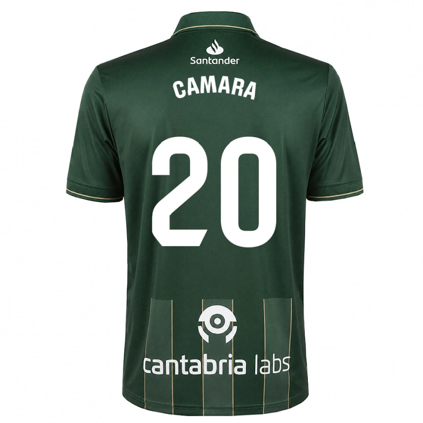 Danxen Niño Camiseta Suleiman Camara #20 Gris Pizarra Oscuro Blanco 2ª Equipación 2026/27 La Camisa