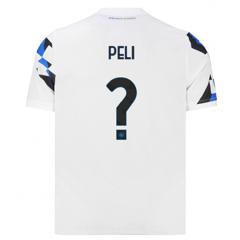 Danxen Niño Camiseta Lorenzo Peli #0 Blanco Rojo Azul 2ª Equipación 2026/27 La Camisa