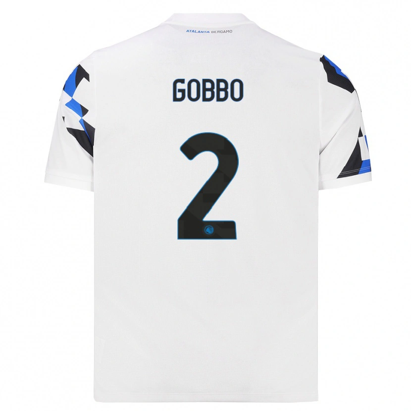 Danxen Niño Camiseta Luca Gobbo #2 Blanco Rojo Azul 2ª Equipación 2026/27 La Camisa