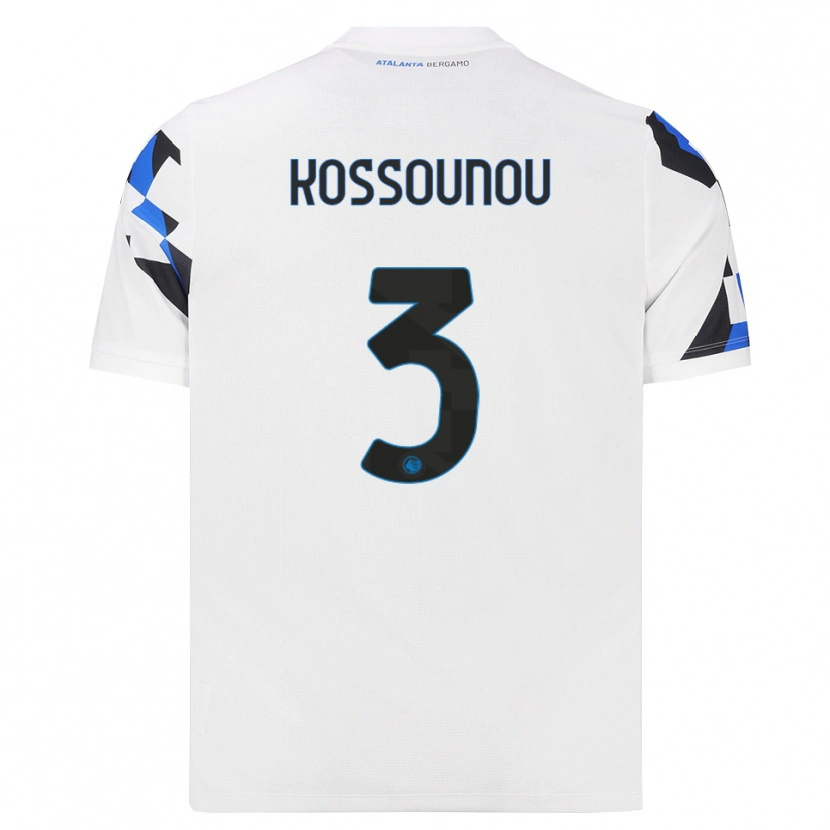 Danxen Niño Camiseta Odilon Kossounou #3 Blanco Rojo Azul 2ª Equipación 2026/27 La Camisa