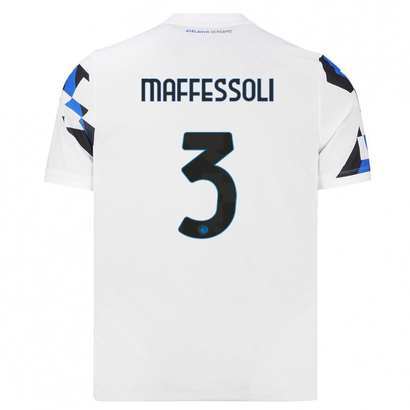 Danxen Niño Camiseta Manuel Maffessoli #3 Blanco Rojo Azul 2ª Equipación 2026/27 La Camisa
