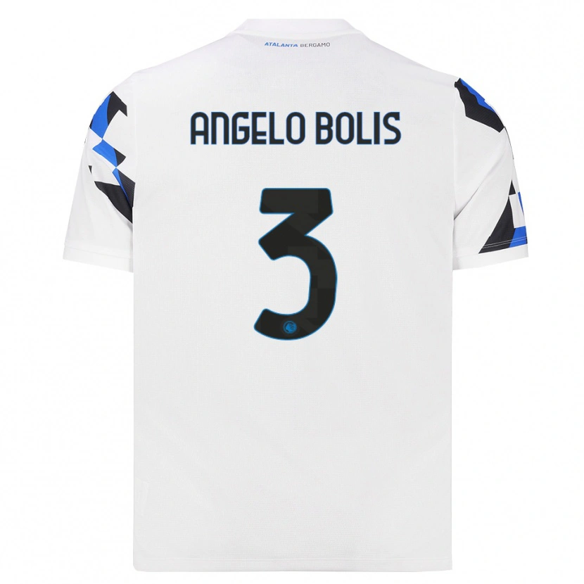 Danxen Niño Camiseta Tommaso Angelo Bolis #3 Blanco Rojo Azul 2ª Equipación 2026/27 La Camisa