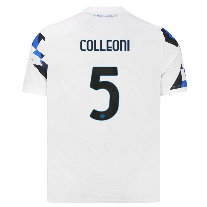 Danxen Niño Camiseta Giorgio Colleoni #5 Blanco Rojo Azul 2ª Equipación 2026/27 La Camisa