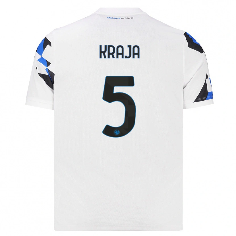 Danxen Niño Camiseta Erdis Kraja #5 Blanco Rojo Azul 2ª Equipación 2026/27 La Camisa