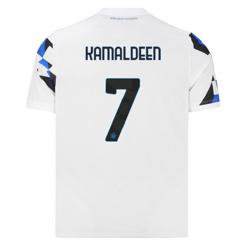 Danxen Niño Camiseta Kamaldeen Sulemana #7 Blanco Rojo Azul 2ª Equipación 2026/27 La Camisa